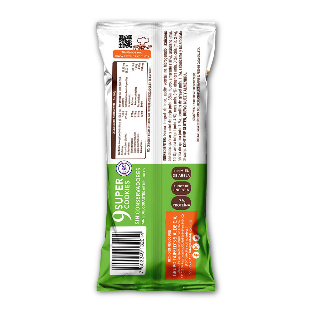 Super Cookies 9 Display (10 paquetes de 45g)
