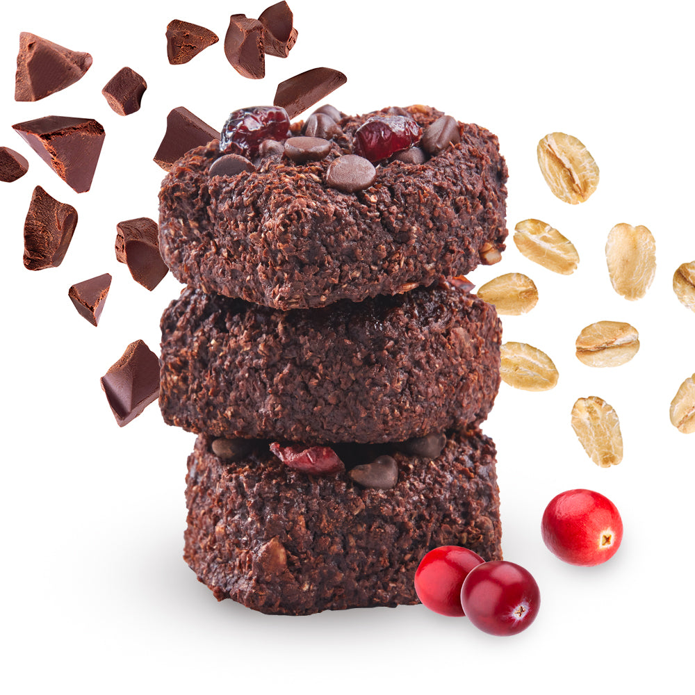 Brownies de Chocolate con Arándanos Display (10 paquetes de 30g)