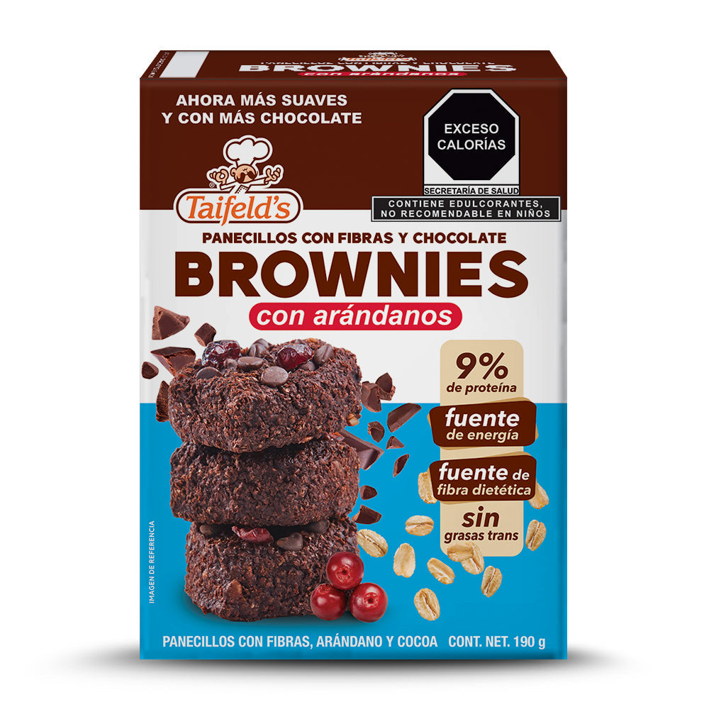 Brownies de Chocolate con Arándanos 190g