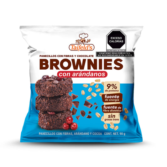 Brownies de Chocolate con Arándanos 90g