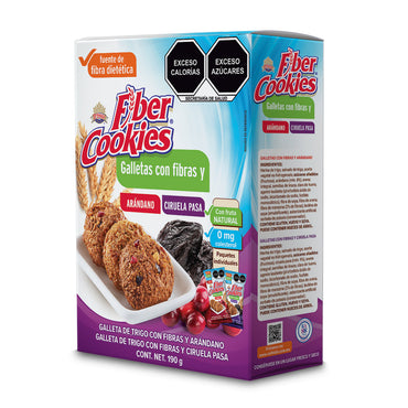 Fiber Cookies con Arándano y Ciruela Pasa 190g
