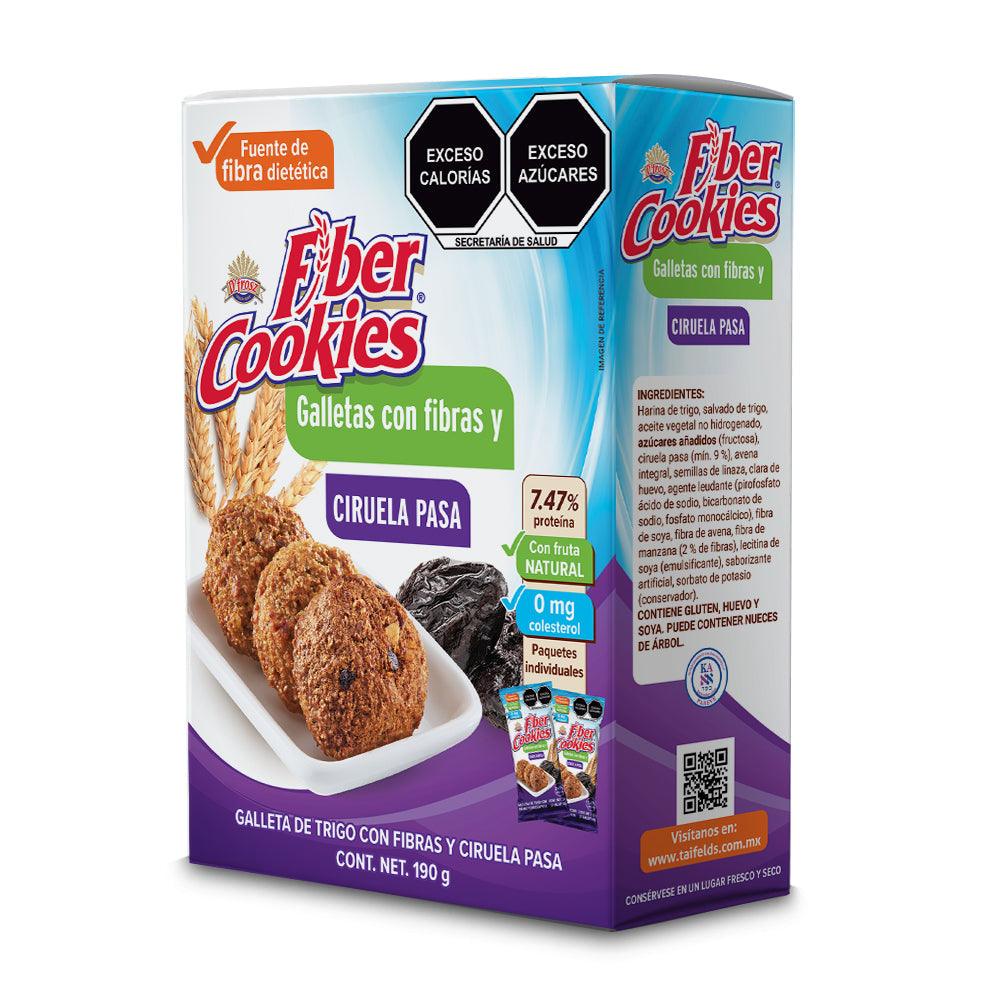 Fiber Cookies con Ciruela Pasa 190g