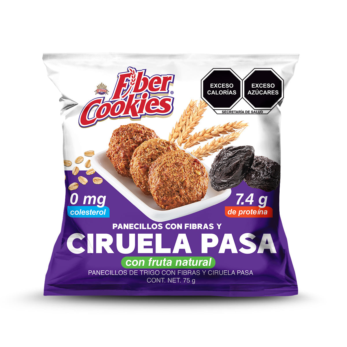 Fiber Cookies con Ciruela Pasa 75g