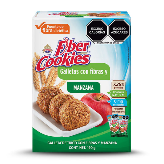 Fiber Cookies con Manzana 190g