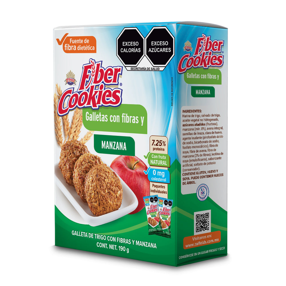 Fiber Cookies con Manzana 190g