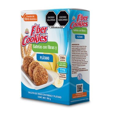 Fiber Cookies con Plátano 190g