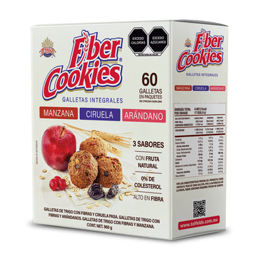 Fiber Cookies (Manzana, Ciruela y Arándano) 960g
