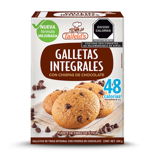 Galletas Integrales con Chispas de Chocolate 200g