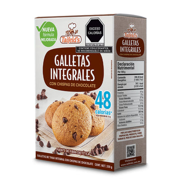 Galletas Integrales con Chispas de Chocolate 200g