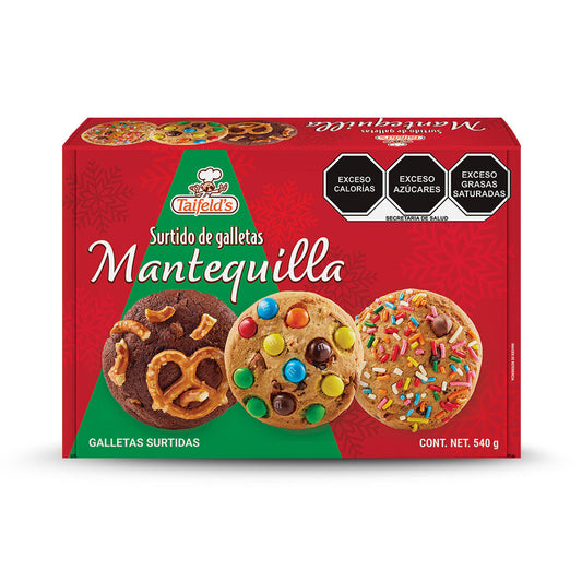 Galletas Surtidas de Mantequilla Navideñas 540g