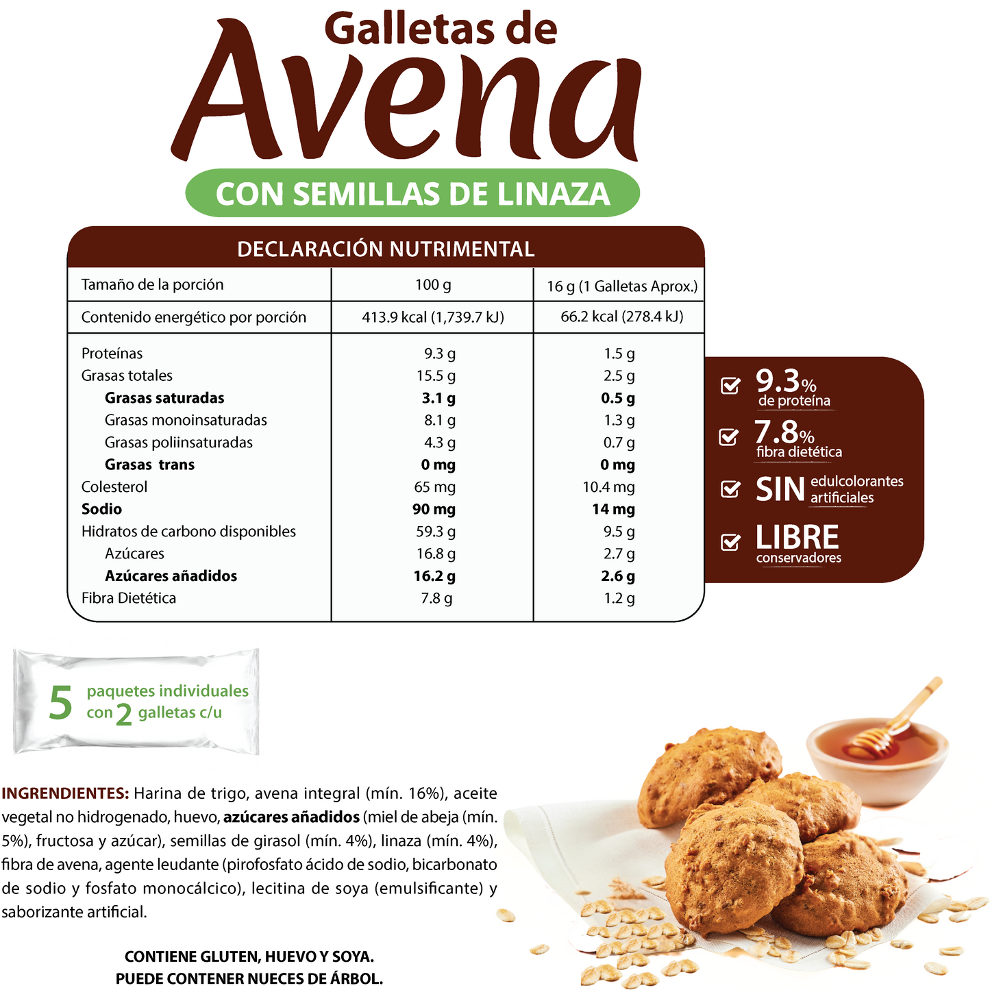 Galletas de Avena 170g