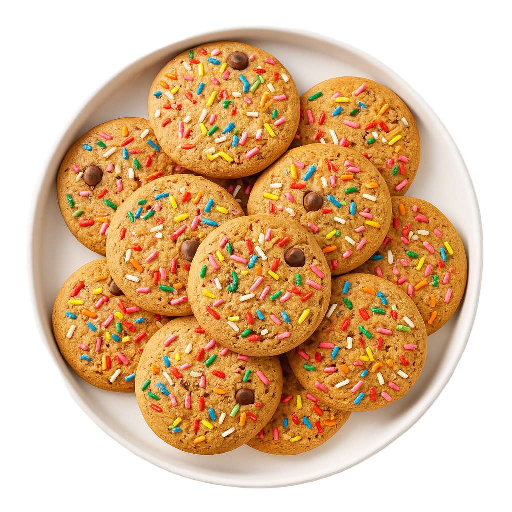 Galletas de Mantequilla - Chispas de Colores