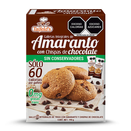 Galletas de Amaranto con Chispas de Chocolate 190g
