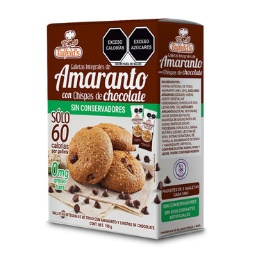 Galletas de Amaranto con Chispas de Chocolate 190g