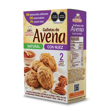 Galletas de Avena Mix (Natural y Nuez) 1kg