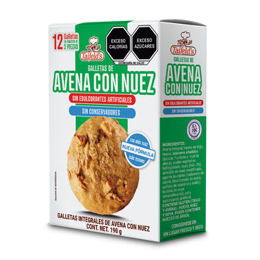 Galletas de Avena con Nuez 190g