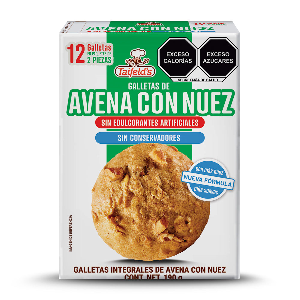 Galletas de Avena con Nuez 190g