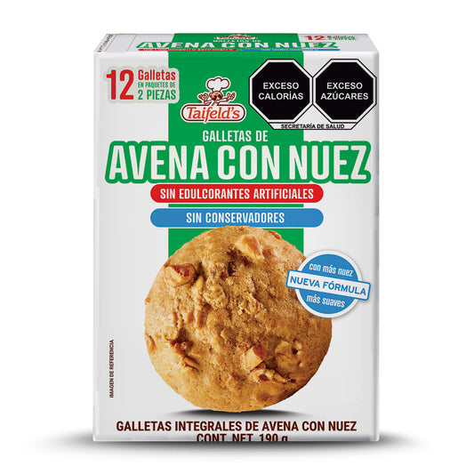 Galletas de Avena con Nuez 190g