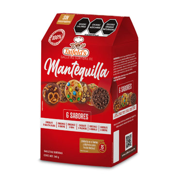 Galletas de Mantequilla (6 Sabores) 540g