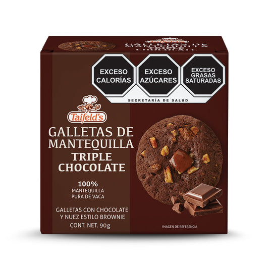 Galletas de Mantequilla - Triple Chocolate 90g