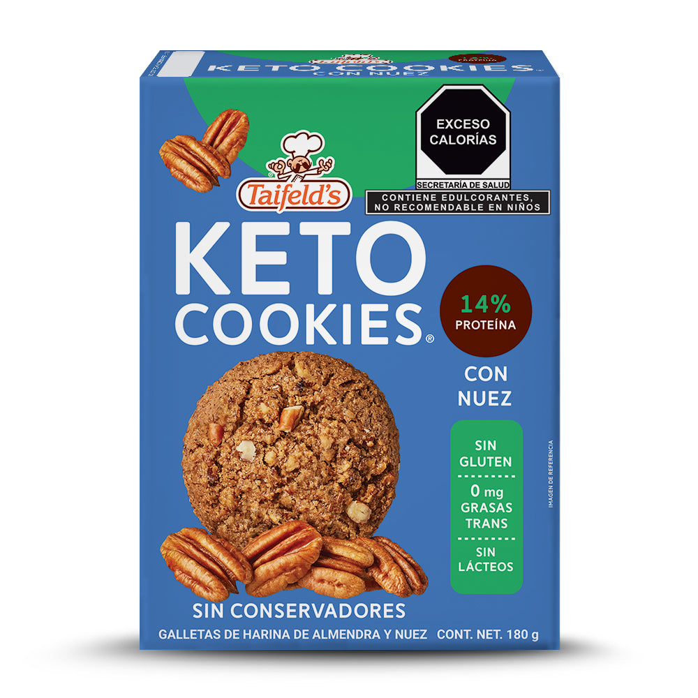 Keto Cookies con Nuez 180g