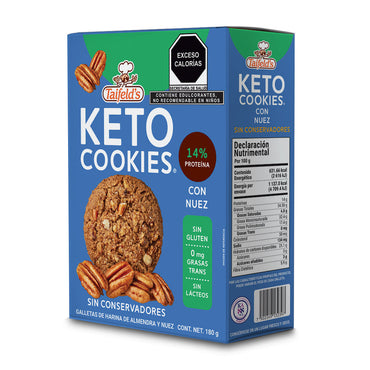 Keto Cookies con Nuez 180g