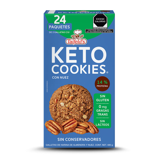 Keto Cookies con Nuez 480g
