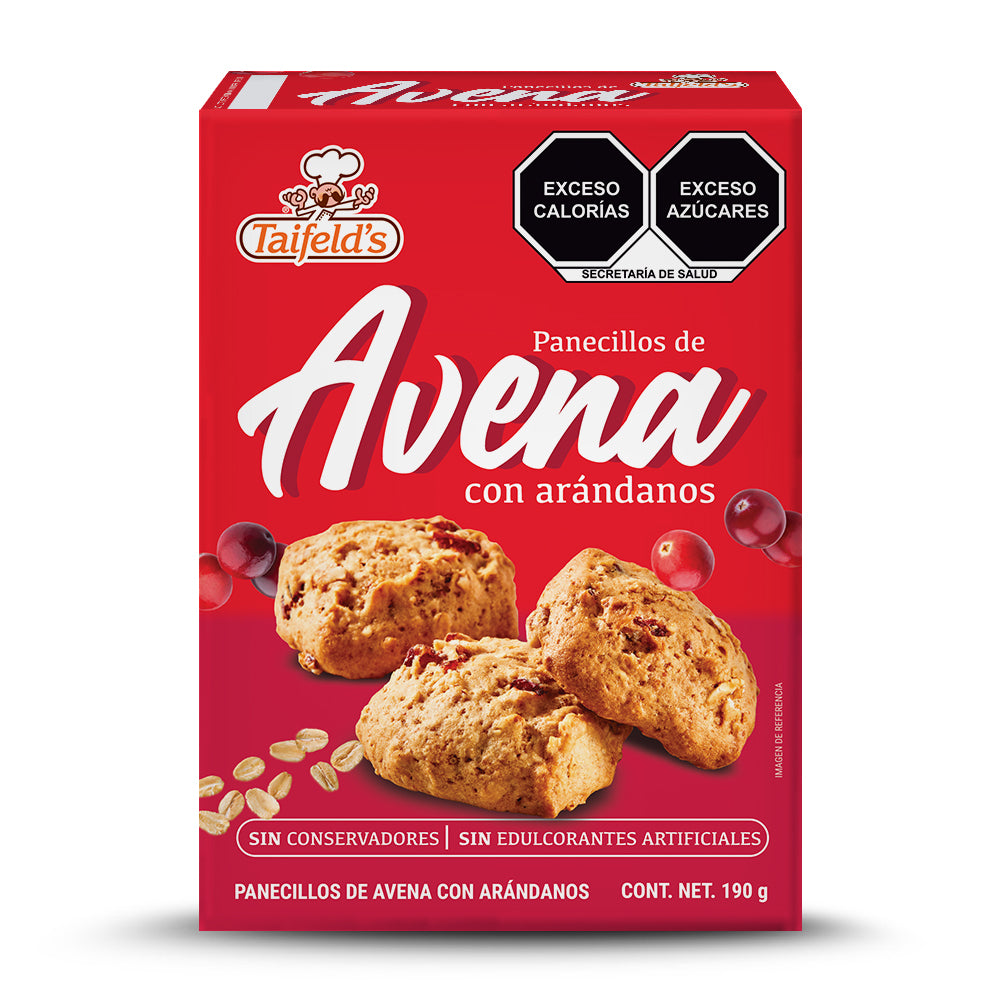 Panecillos de Avena con Arándanos 190g