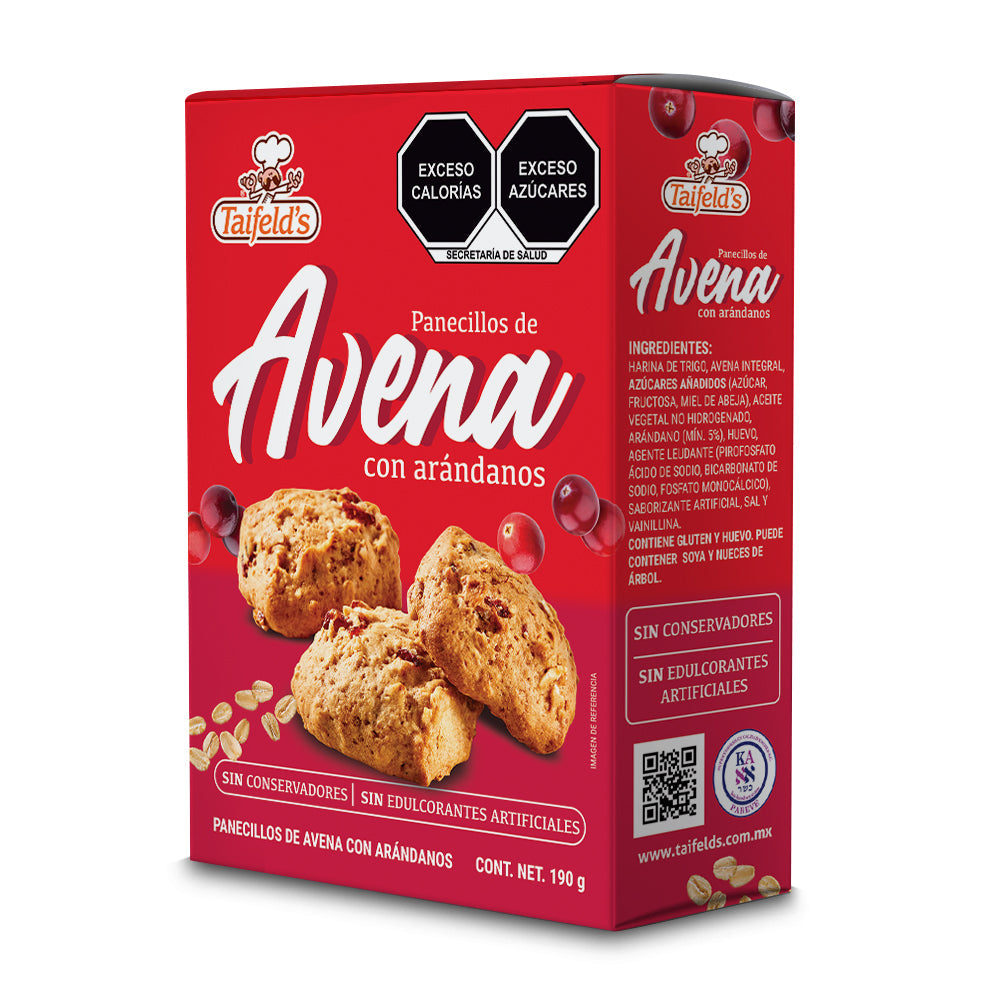 Panecillos de Avena con Arándanos 190g