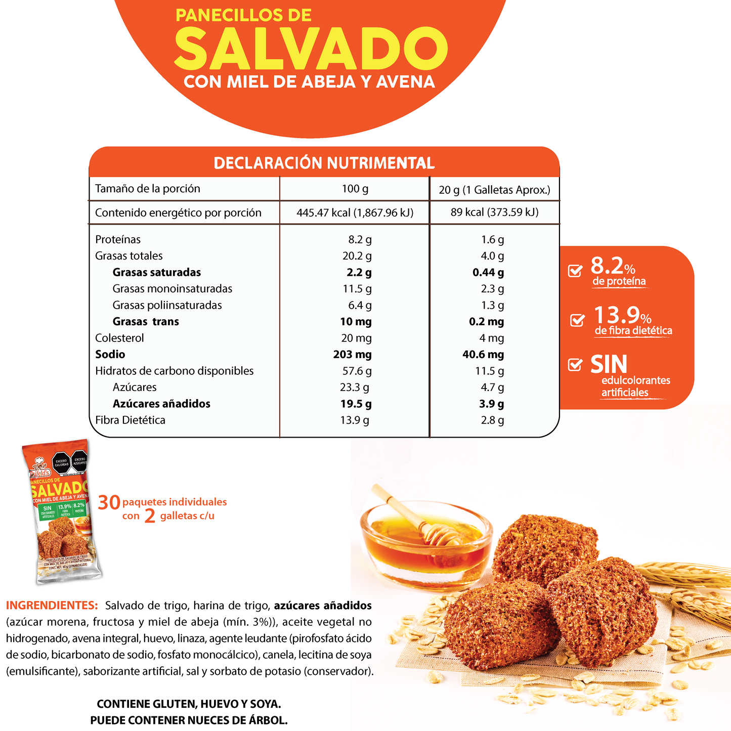 Panecillos de Salvado 1.2kg