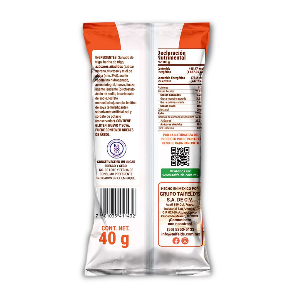 Panecillos de Salvado 40g (2 Galletas)