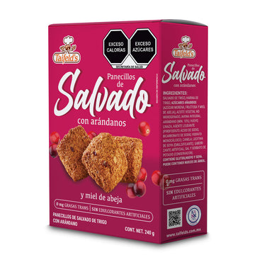 Panecillos de Salvado con Arándanos 240g