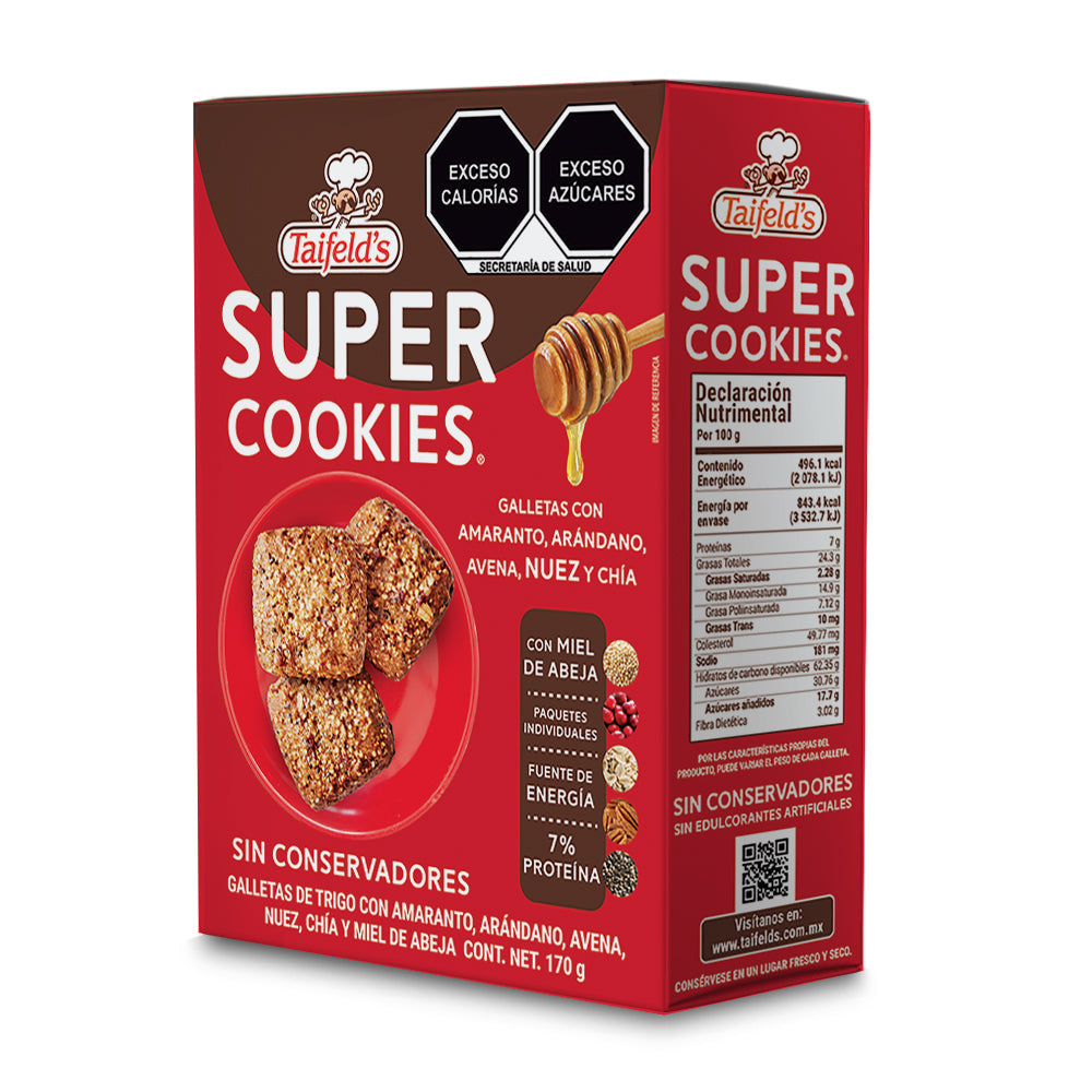 Super Cookies Nuez 170g
