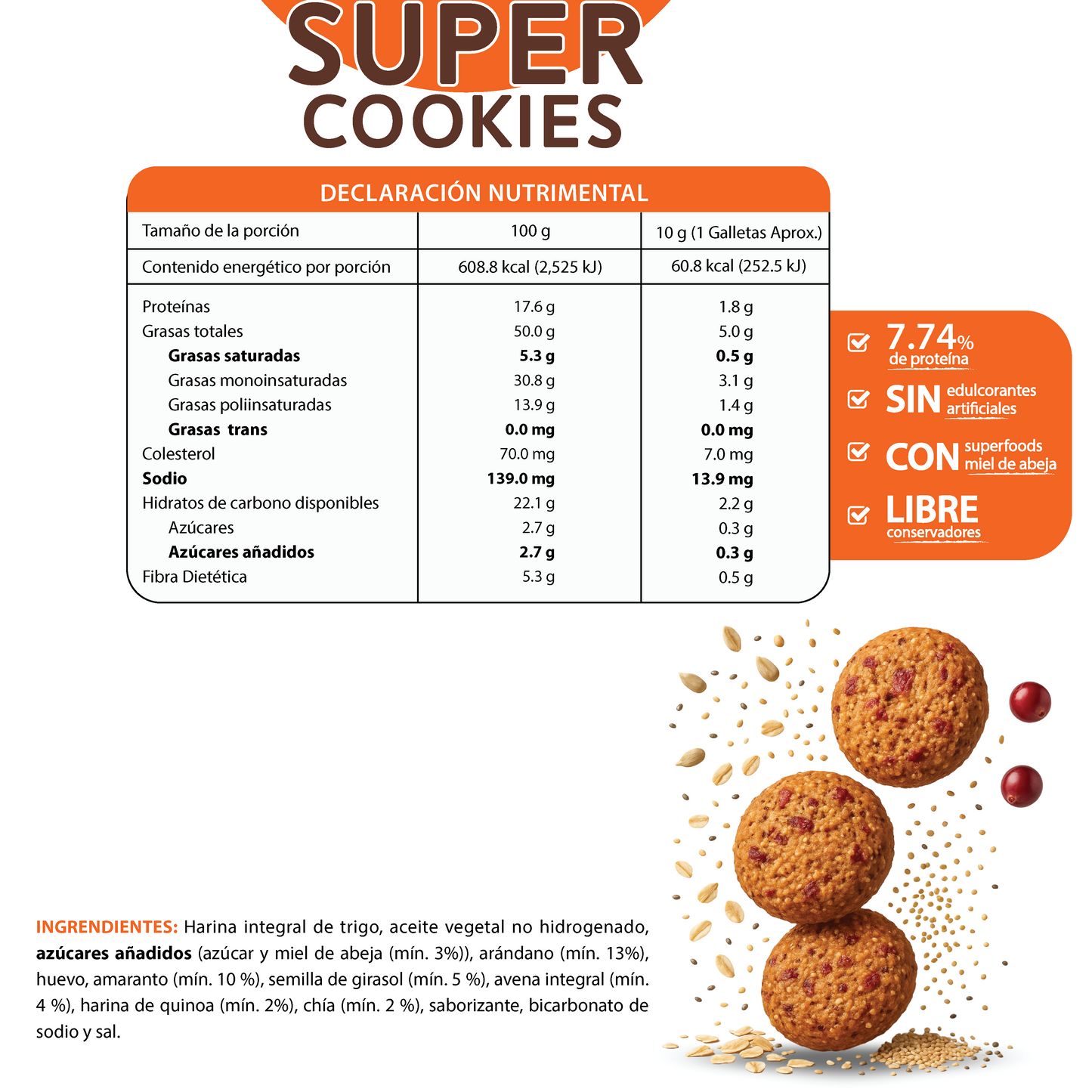 Super Cookies Quinoa 90g