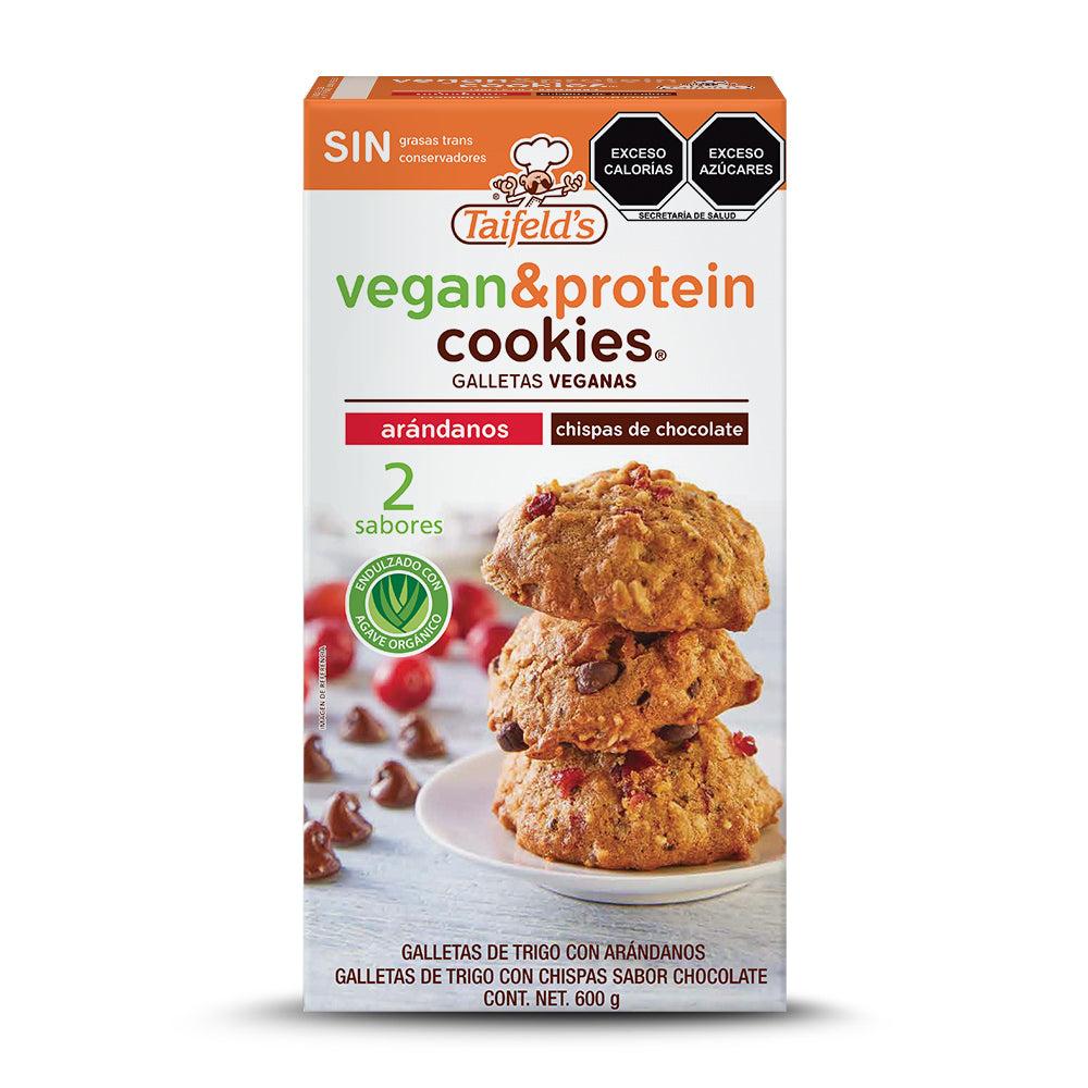 Vegan & Protein Cookies Mix (Arándanos y Chispas) 600g