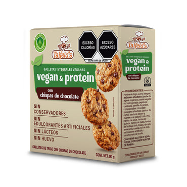 Vegan & Protein Cookies con Chispas sabor Chocolate 90g