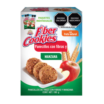 Fiber Cookies with apple