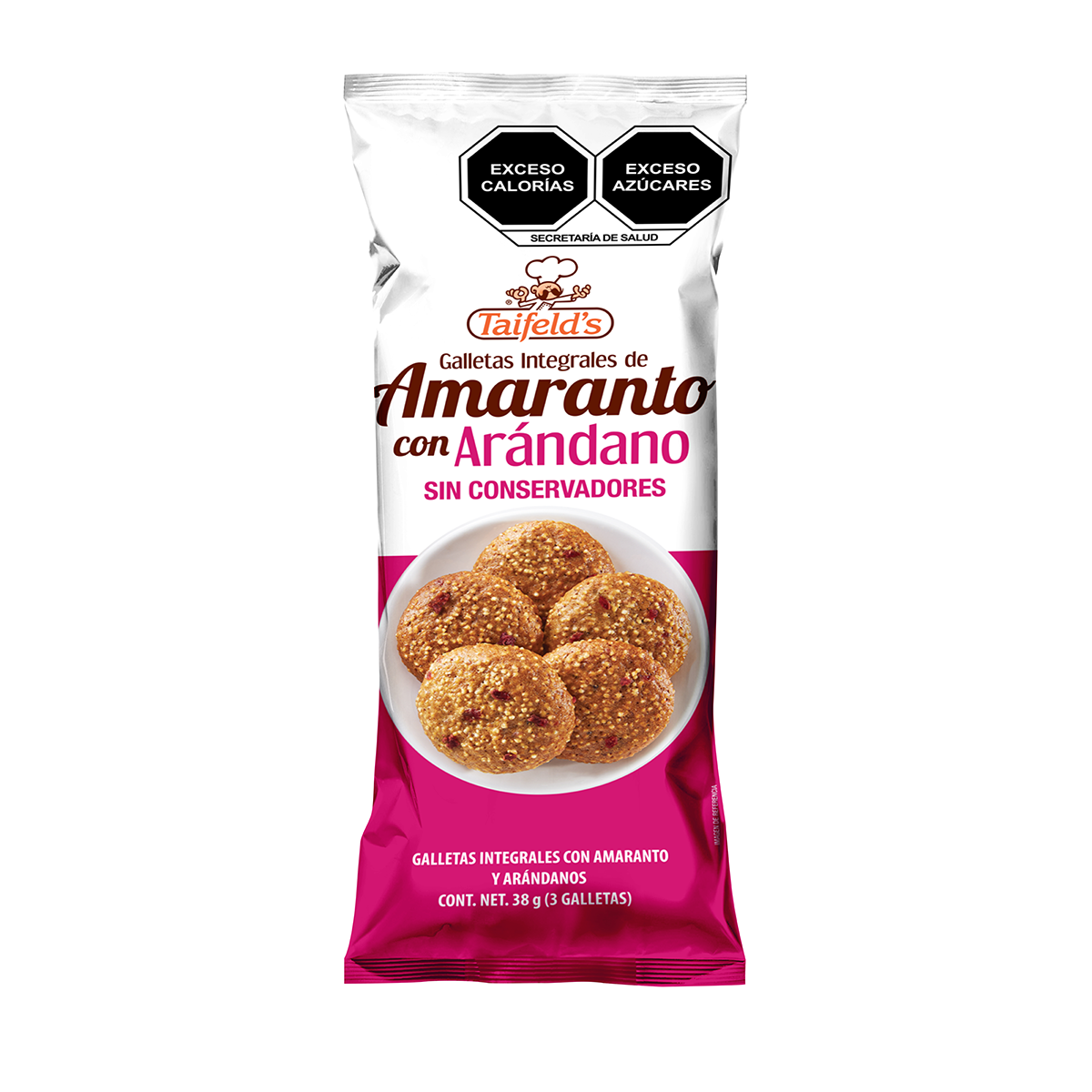 Galletas de Amaranto con arándanos