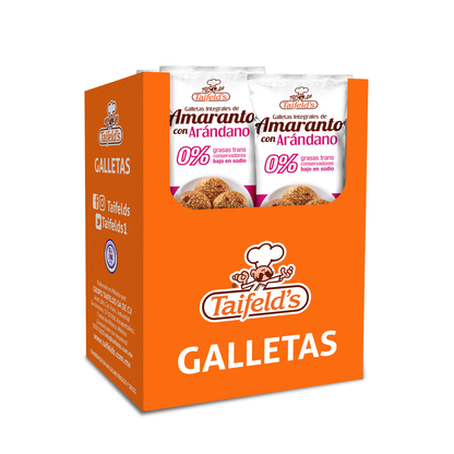 Galletas de Amaranto con arándanos