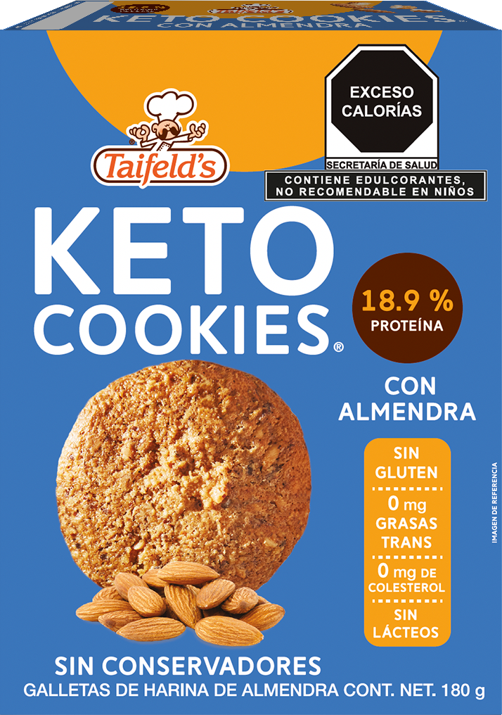 KETO COOKIES CON ALMENDRA