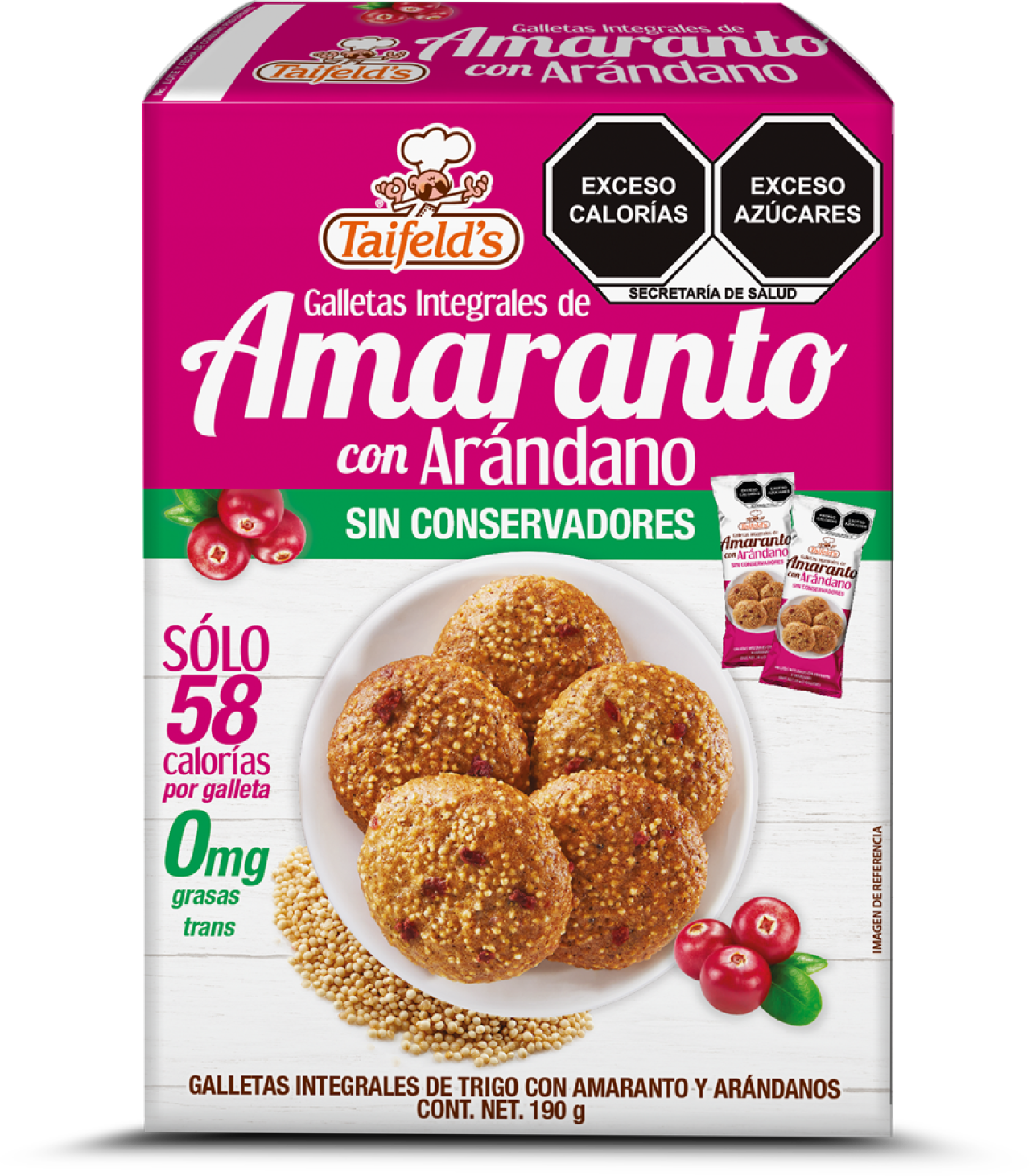 Galletas de Amaranto con arándanos