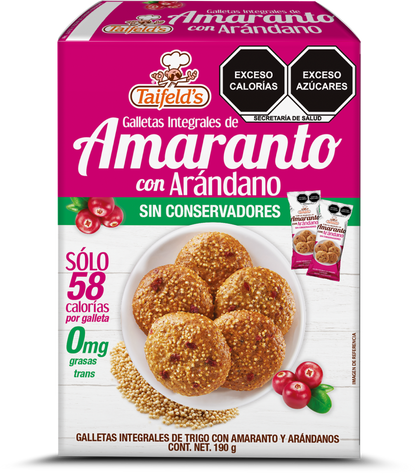 Galletas de Amaranto con arándanos