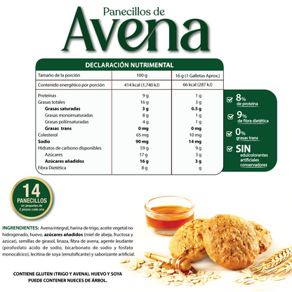 Panecillos de Avena 240g