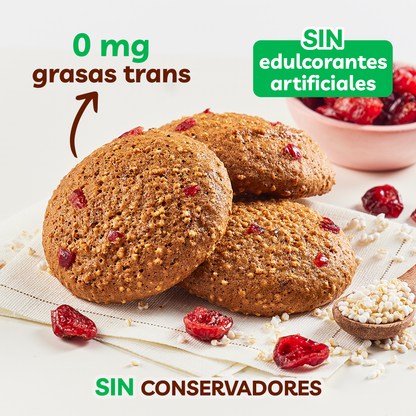 Galletas de Amaranto con arándanos