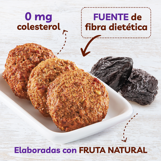 Fiber Cookies con ciruela pasa