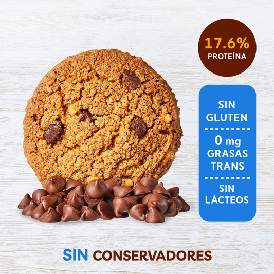 KETO COOKIES CON CHISPAS DE CHOCOLATE