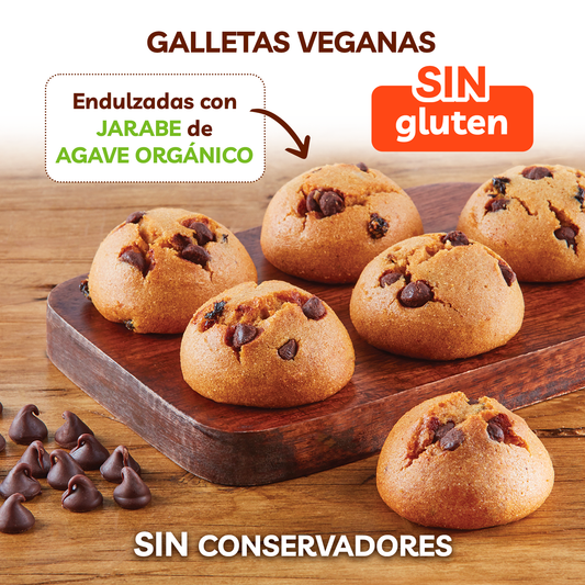 Galletas sin gluten con chispas sabor chocolate 200g