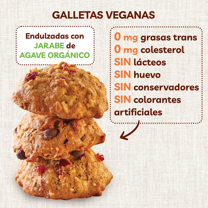 Vegan & Protein Cookies con Arándanos / Chispas de Chocolate