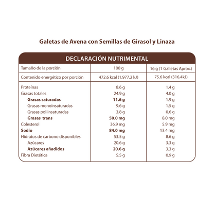 Galletas de Avena 250g
