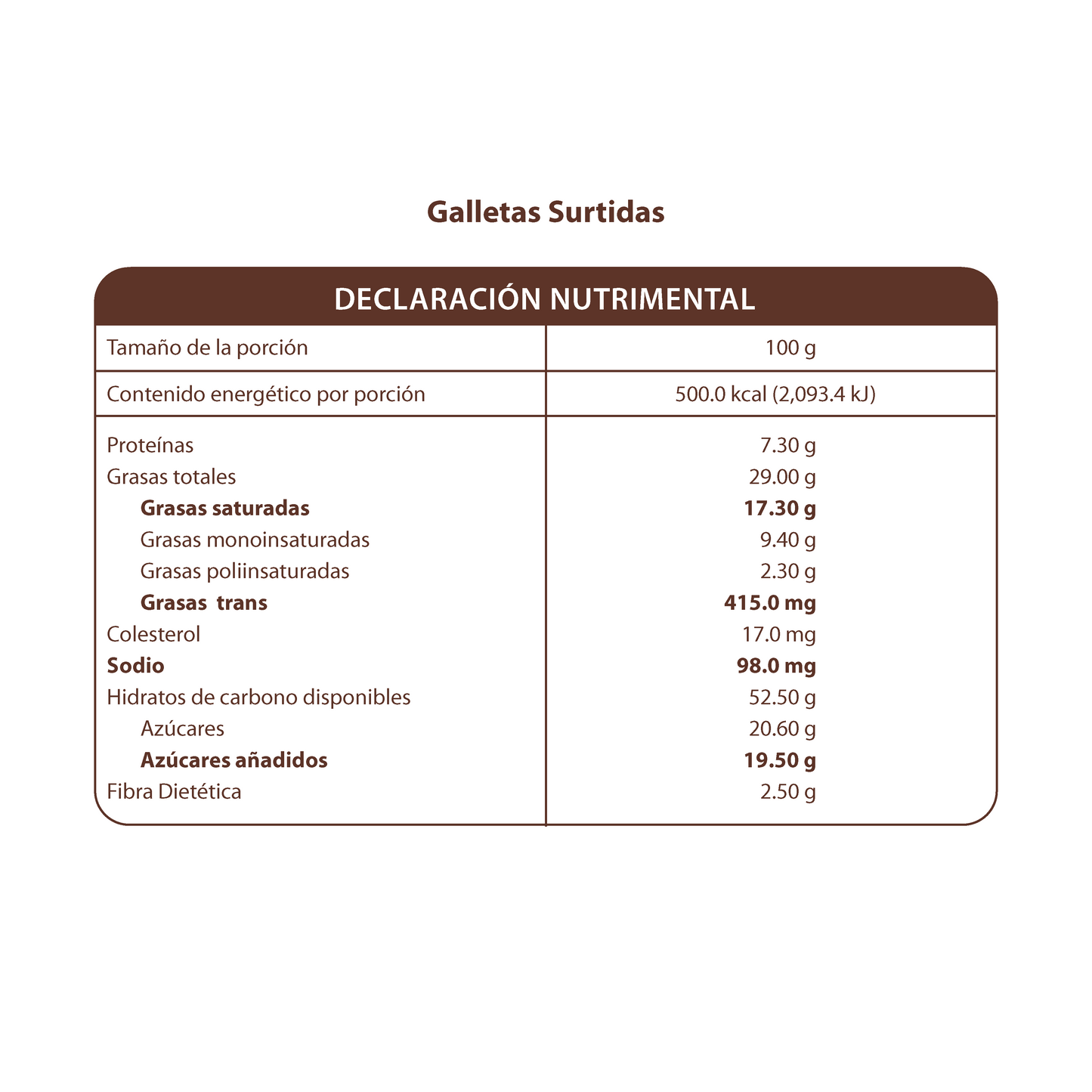 Galletas Surtidas 600g